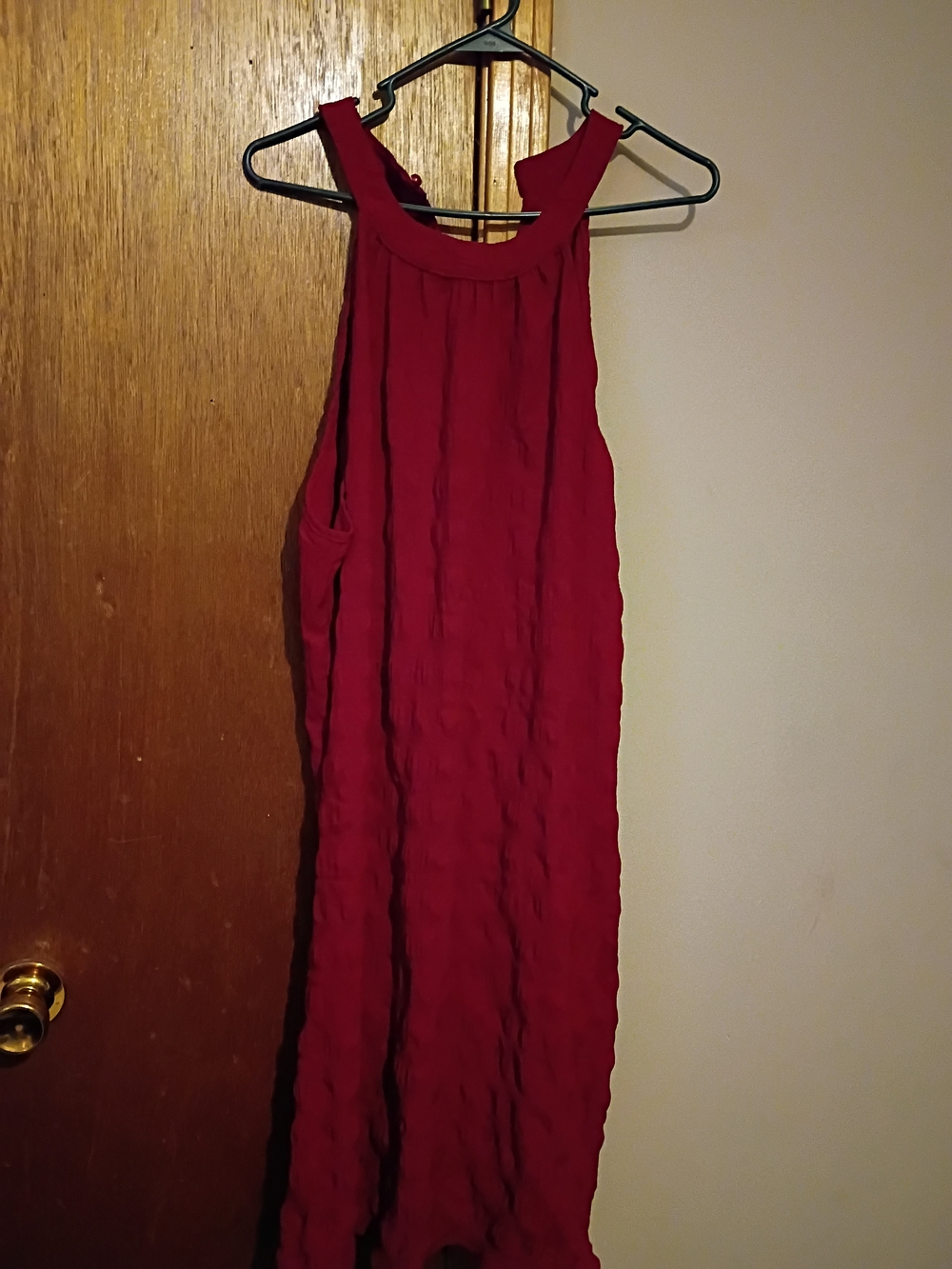 SHEIN Curve Deep Burgundy Plus-Size Knit Top